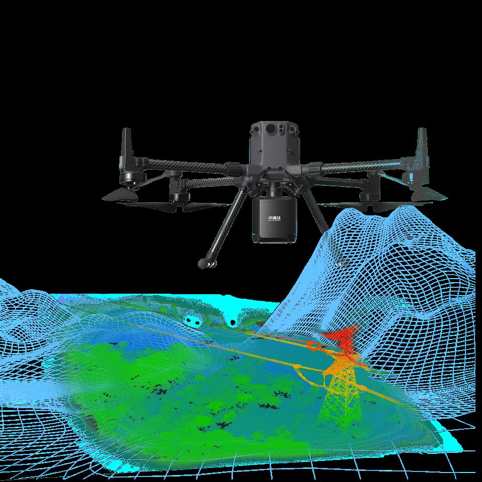 中海达机载激光雷达地形测绘